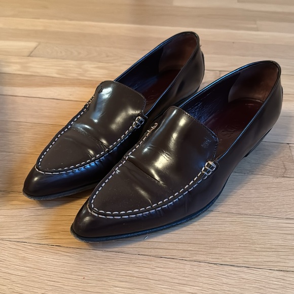 Tod’s Rio Loafers - chocolate brown - size 38.5 - Picture 2 of 8